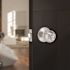 Round Entry Door Knob 2-3/8" and 2-3/4" Backset Grade 3 Satin Chrome