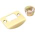 Round Privacy Bed/Bath Door Knob 2-3/8" and 2-3/4" Backset Grade 3 Bright Brass