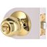 Round Privacy Bed/Bath Door Knob 2-3/8" and 2-3/4" Backset Grade 3 Bright Brass