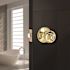 Round Privacy Bed/Bath Door Knob 2-3/8" and 2-3/4" Backset Grade 3 Bright Brass