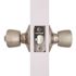 Tulip Entry Door Knob 2.375 and 2.75in. Backset Grade 3 Satin Nickel