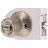 Tulip Entry Door Knob 2.375 and 2.75in. Backset Grade 3 Satin Nickel