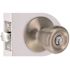 Tulip Entry Door Knob 2.375 and 2.75in. Backset Grade 3 Satin Nickel