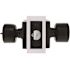 Contemporary Entry Door Knob 2-3/8" and 2-3/4" Backset Grade 3 Matte Black
