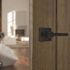 Modern Dummy Door Lever Matte Black