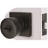 Contemporary Privacy Bed/Bath Door Knob 2-3/8" and 2-3/4" Backset Grade 3 Matte Black