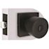 Contemporary Privacy Bed/Bath Door Knob 2-3/8" and 2-3/4" Backset Grade 3 Matte Black