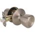 Tulip Passage Hall/Closet Door Knob 2-3/8" and 2-3/4" Backset Grade 3 Satin Nickel 6-Pack