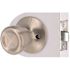 Tulip Passage Hall/Closet Door Knob 2-3/8" and 2-3/4" Backset Grade 3 Satin Nickel 6-Pack