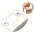 Straight Privacy Lever 2-3/8" and 2-3/4" Backset Grade 3 Satin Nickel