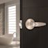 Straight Privacy Lever 2-3/8" and 2-3/4" Backset Grade 3 Satin Nickel