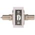 Straight Privacy Lever 2-3/8" and 2-3/4" Backset Grade 3 Satin Nickel
