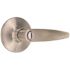 Straight Privacy Door Lever 2-3/8" and 2-3/4" Backset Grade 3 Satin Stainless Steel 6-Pack