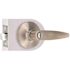 Straight Privacy Door Lever 2-3/8" and 2-3/4" Backset Grade 3 Satin Stainless Steel 6-Pack