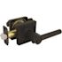 Modern Entry Door Lever 2-3/8" and 2-3/4" Backset Grade 3 Matte Black