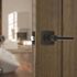 Modern Entry Door Lever 2-3/8" and 2-3/4" Backset Grade 3 Matte Black