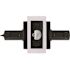 Modern Entry Door Lever 2-3/8" and 2-3/4" Backset Grade 3 Matte Black