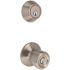 Tulip Deadbolt and Entry Combo Pack 2-3/8 and 2-3/4" Backset Grade 3 Satin Nickel