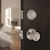 Tulip Deadbolt and Entry Combo Pack 2-3/8 and 2-3/4" Backset Grade 3 Satin Nickel