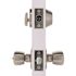 Tulip Deadbolt and Entry Combo Pack 2-3/8 and 2-3/4" Backset Grade 3 Satin Nickel