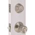 Tulip Deadbolt and Entry Combo Pack 2-3/8 and 2-3/4" Backset Grade 3 Satin Nickel