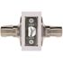 Wave Passage Door Lever 2-3/8" and 2-3/4" Backset Grade 3 Satin Nickel