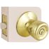 Tulip Entry Door Knob 2-3/8" and 2-3/4" Backset Grade 3 Bright Brass
