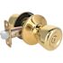 Tulip Entry Door Knob 2-3/8" and 2-3/4" Backset Grade 3 Bright Brass