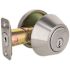 Single Cylinder Deadbolt 2-3/8" and 2-3/4" Backset Grade 3 Satin Chrome