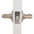 Straight Entry Door Lever 2-3/8" and 2-3/4" Backset Grade 3 Satin Stainless Steel