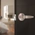 Straight Entry Door Lever 2-3/8" and 2-3/4" Backset Grade 3 Satin Stainless Steel