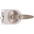 Straight Entry Door Lever 2-3/8" and 2-3/4" Backset Grade 3 Satin Stainless Steel