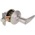 Straight Entry Door Lever 2-3/8" and 2-3/4" Backset Grade 3 Satin Chrome