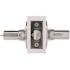 Straight Entry Door Lever 2-3/8" and 2-3/4" Backset Grade 3 Satin Chrome