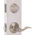 Wave Deadbolt and Entry Combo 2-3/8" and 2-3/4" Backset Grade 3 Satin Nickel