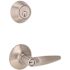 Straight Deadbolt and Entry Combo 2-3/8" and 2-3/4" Backset Grade 3 Satin Nickel