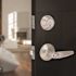 Straight Deadbolt and Entry Combo 2-3/8" and 2-3/4" Backset Grade 3 Satin Nickel