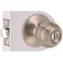 Round Privacy Bed/Bath Door Knob 2-3/8" and 2-3/4" Backset Grade 3 Satin Nickel 6-Pack