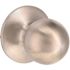 Round Passage Hall/Closet Door Knob 2-3/8" and 2-3/8" Backset Grade 3 Satin Stainless Steel