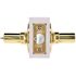 Straight Entry Door Lever 2-3/8" and 2-3/4" Backset Grade 3 Bright Brass