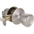 Tulip Passage Hall/Closet Door Knob 2-3/8" and 2 Backset Grade 3 Satin 3/4" 3/4" Chrome 6-Pack