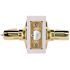 Wave Entry Door Lever 2-3/8" and 2-3/4" Backset Grade 3 Bright Brass