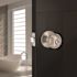 Flat Ball Privacy Bed/Bath Door Knob 2-3/8" and 2-3/4" Backset Grade 3 Satin Nickel