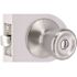 Tulip Privacy Bed/Bath Door Knob 2-3/8" and 2-3/4" Backset Grade 3 Satin Chrome