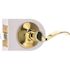 Wave Passage Lever 2-3/8" and 2-3/4" Backset Grade 3 Bright Brass