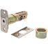 6-Way Deadbolt Latch Satin Stainless Steel and Satin Chrome