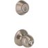 Round Deadbolt and Entry Combo Pack 2-3/8" and 2-3/4" Backset Grade 3 Satin Nickel