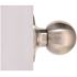 Round Dummy Door Knob Satin Stainless Steel and Satin Chrome