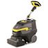 Commercial Compact floor scrubber, grey corded, hard floor 18 in. brush