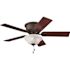 Seasons 44 Inch Hugger Mount Callistoga Ceiling Fan, Oil Rubbed Bronze